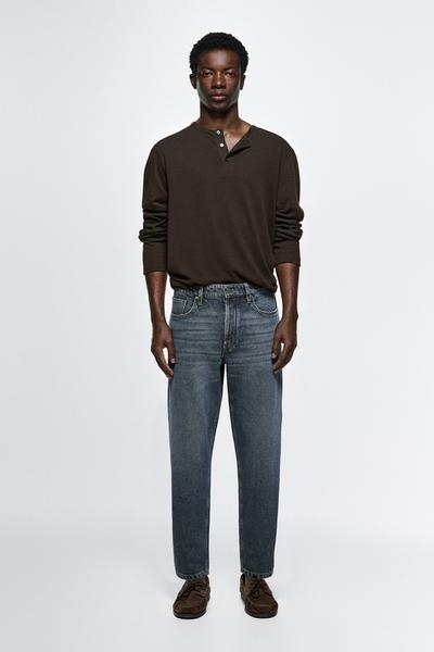 Massimo Dutti Укороченные джинсы с узким кроем