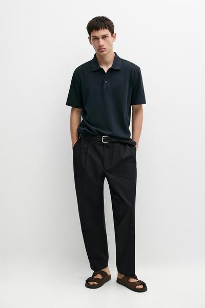 Massimo Dutti Пике рубашка поло из 100% хлопка купить с доставкой.
