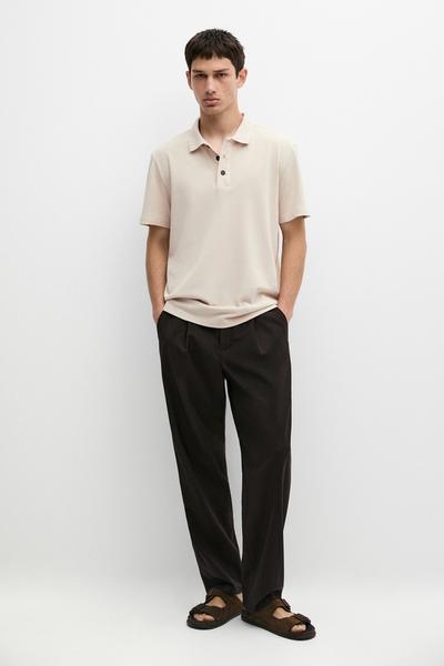 Massimo Dutti Поло из 100% хлопка пикé