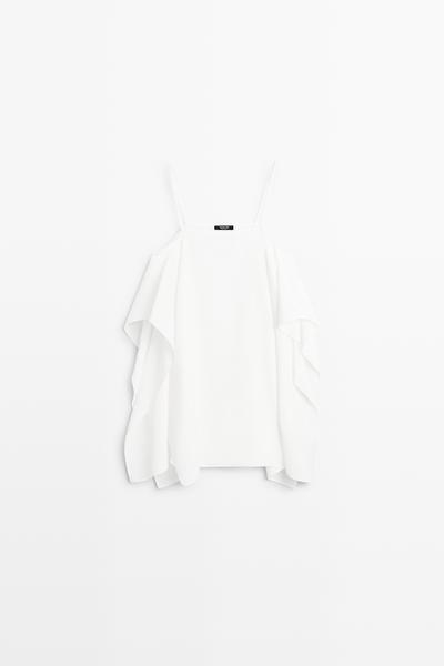 Massimo Dutti Топ на тонких бретелях MASSIMO DUTTI