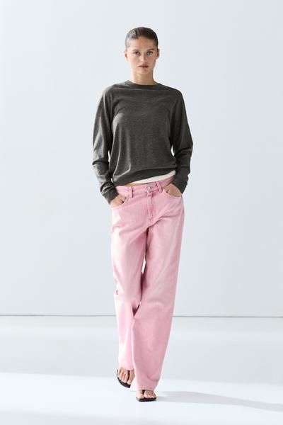 Massimo Dutti Тонкий свитер из шерстяной смеси