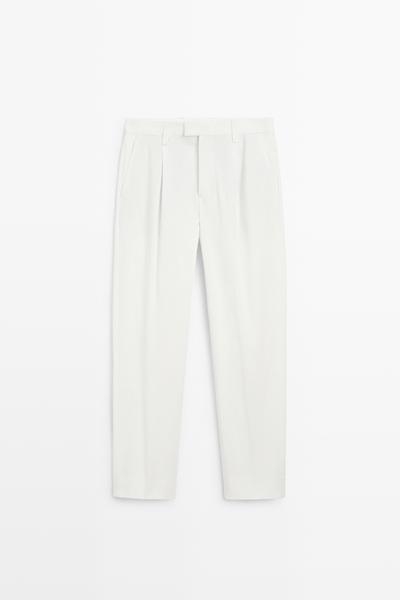Massimo Dutti Брюки из хлопковой смеси
