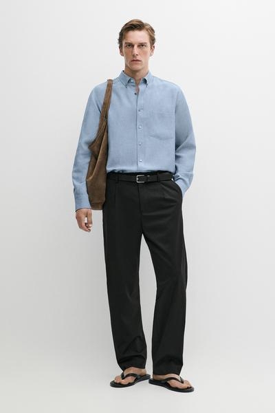 Massimo Dutti Рубашка свободного кроя купить с доставкой.