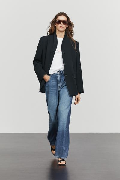 Massimo Dutti Легкий блейзер с деталями из пуговиц