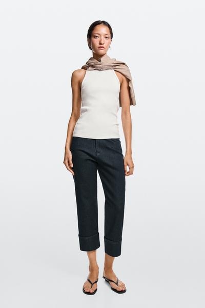 Massimo Dutti Джинсы-капри с подворотами