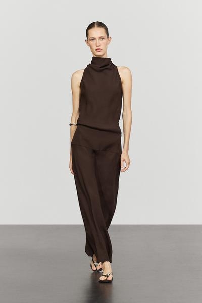 Massimo Dutti Миди-сарафан с поясом