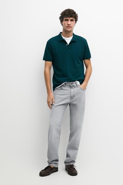 Massimo Dutti Поло из хлопкового микро-текстурированного пике