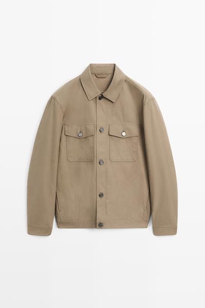 Massimo Dutti Двухкарманная куртка-трактор от MASSIMO DUTTI