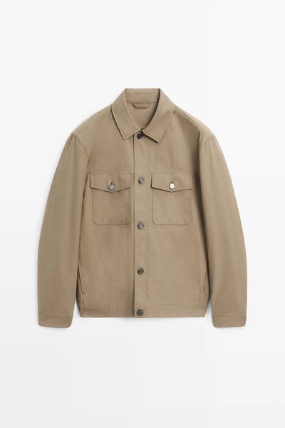Двухкарманная куртка-трактор от massimo dutti- Заказать в России