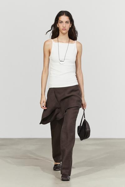 Massimo Dutti Майка из хлопковой смеси