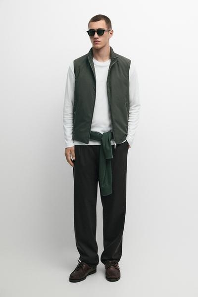 Massimo Dutti Ультралёгкий водоотталкивающий пуховый жилет
