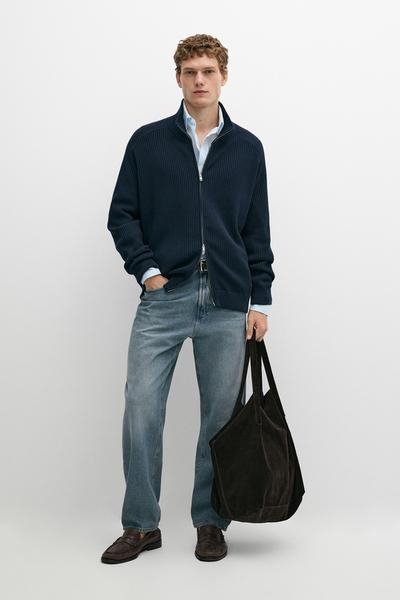 Massimo Dutti Кардиган из 100% хлопкового трикотажа