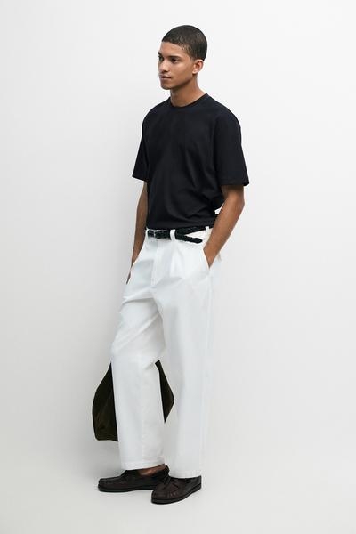 Massimo Dutti Футболка с короткими рукавами и контрастным воротником MASSIMO DUTTI купить с доставкой.