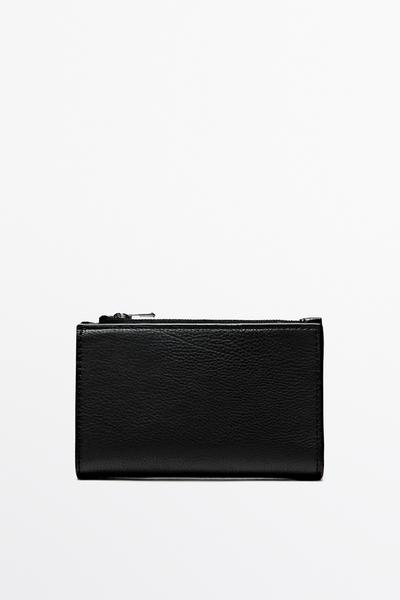 Massimo Dutti Кошелек из кожи наппа
