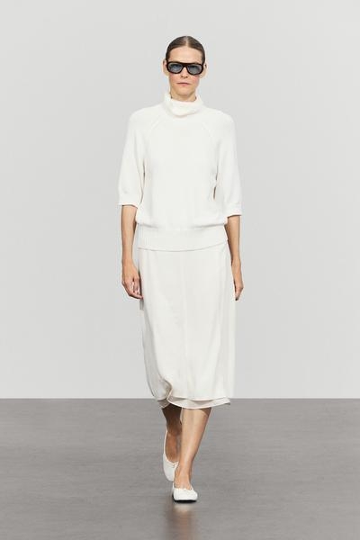 Massimo Dutti Вязаный свитер с высоким горлом