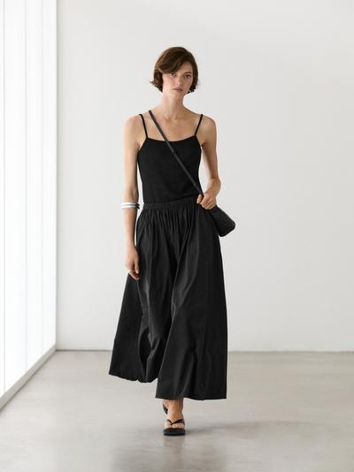 Massimo Dutti Юбка миди из технической ткани купить с доставкой.