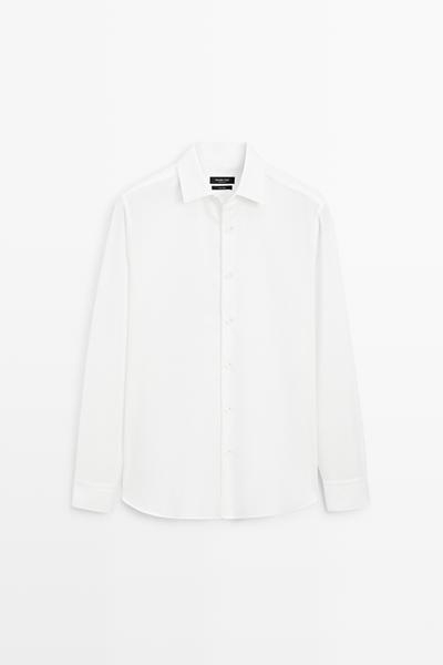 Massimo Dutti Рубашка прямого кроя из 100% хлопка