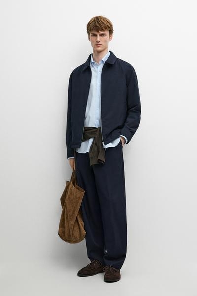 Massimo Dutti Легкая куртка с воротником