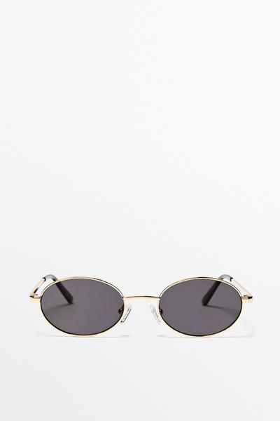 Massimo Dutti Металлические овальные солнцезащитные очки