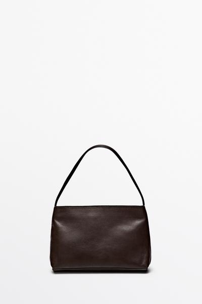 Massimo Dutti Небольшая сумка через плечо из наппы