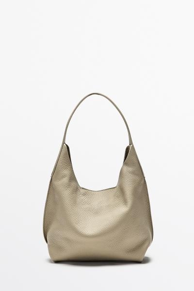 Massimo Dutti Мини-сумка через плечо из наппы