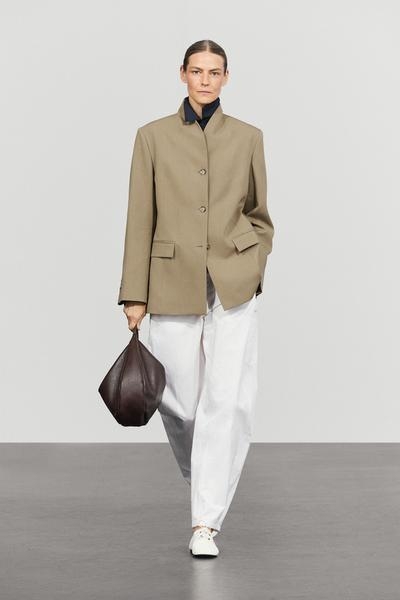 Massimo Dutti Пиджак с высоким воротником купить с доставкой.