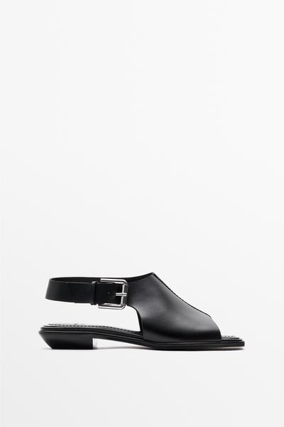 Massimo Dutti Кожаная сандалия - STUDIO
