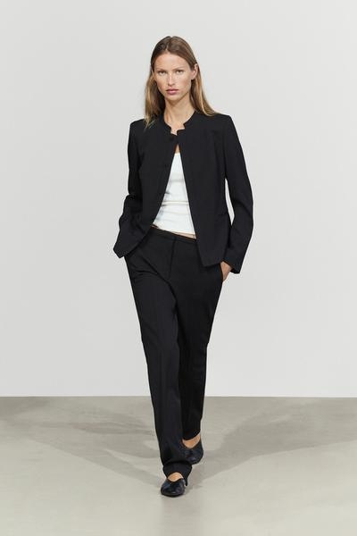 Massimo Dutti Блейзер с круглым вырезом и вытачками