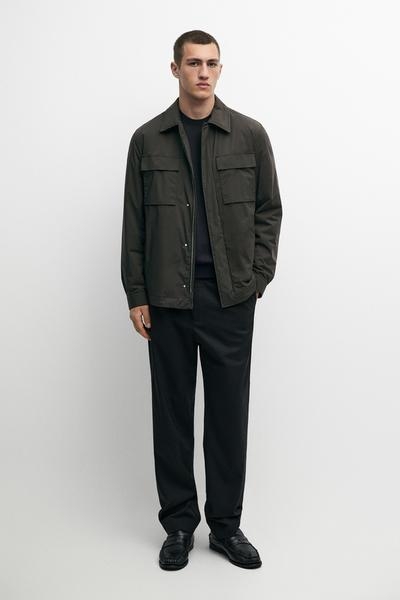 Massimo Dutti Куртка с карманами из технической ткани купить с доставкой.