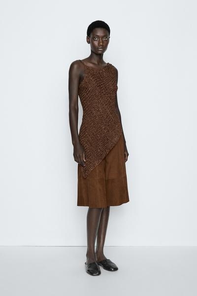 Massimo Dutti Асимметричный топ крупной вязки - STUDIO