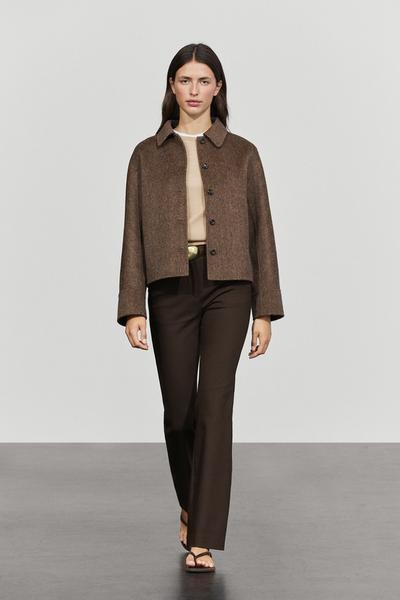 Massimo Dutti Короткое пальто на пуговицах