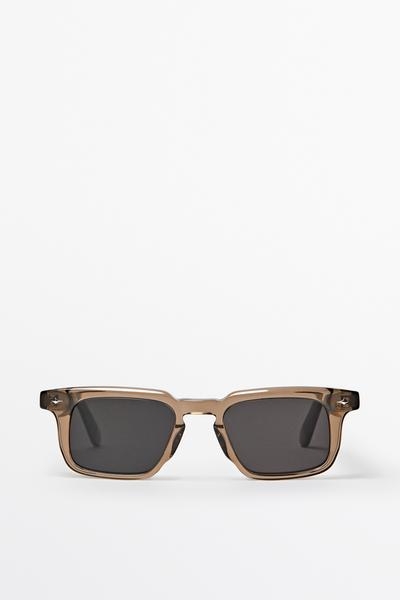 Massimo Dutti Узкие прямоугольные солнцезащитные очки