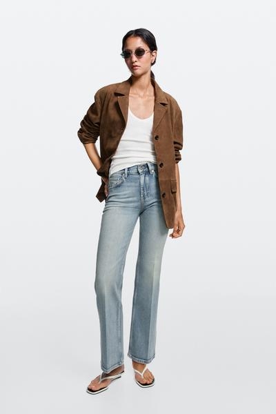 Massimo Dutti Джинсы MASSIMO DUTTI с расклешённым кроем и средней посадкой