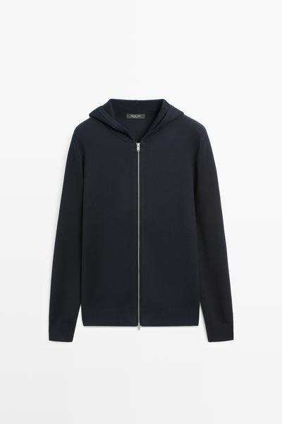 Massimo Dutti Кофта с капюшоном из 100% хлопка