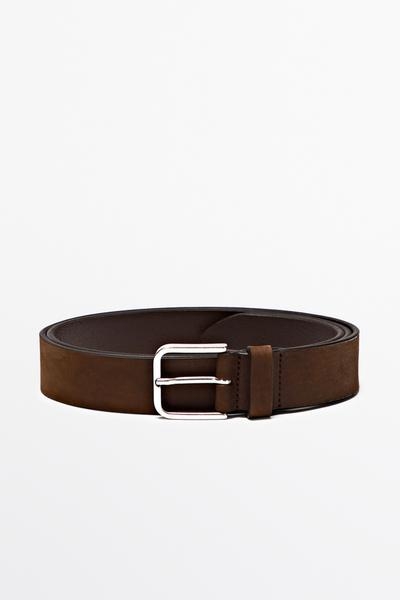 Massimo Dutti Ремень из замшевой кожи