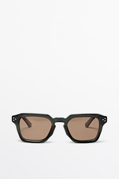 Massimo Dutti Прямоугольные солнцезащитные очки
