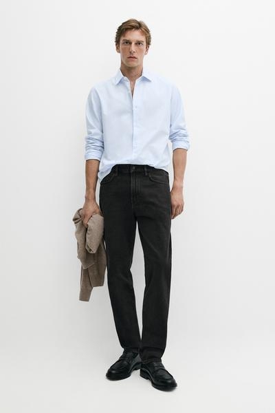 Massimo Dutti Рубашка прямого кроя из 100% хлопка купить с доставкой.
