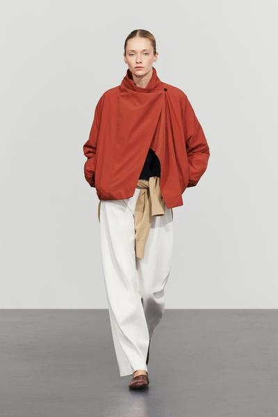 Massimo Dutti Стеганая бомбер-куртка с боковыми пуговицами