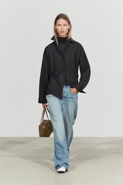 Massimo Dutti Рубашка из хлопка и шелка