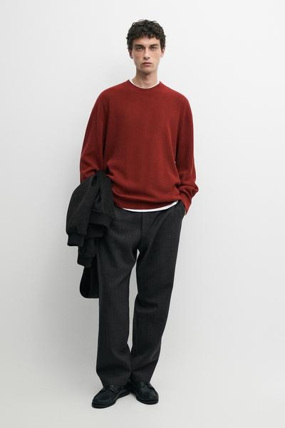 Massimo Dutti Джемпер с круглым вырезом MASSIMO DUTTI