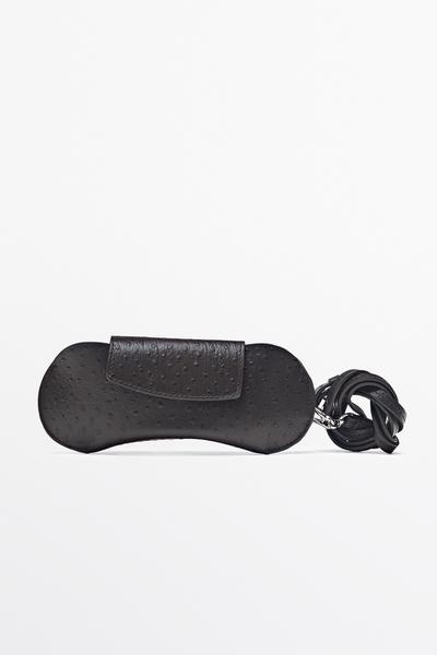 Massimo Dutti Футляр для очков из фактурной кожи наппа