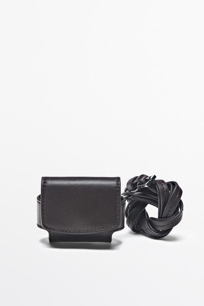 Massimo Dutti Чехол для AIRPODS из кожи наппа