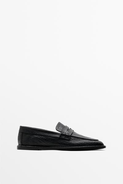 Massimo Dutti Мягкие кожаные лоферы