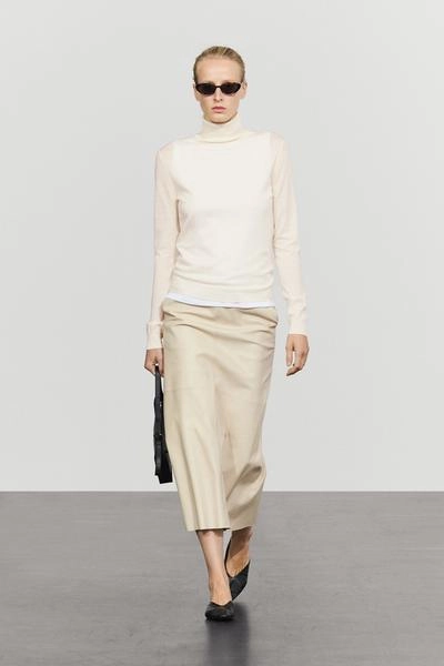 Massimo Dutti Свитер с высоким воротником из смесовой шерсти