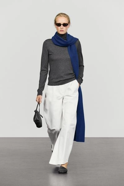 Massimo Dutti Свитер с высоким воротом из шерстяной смеси