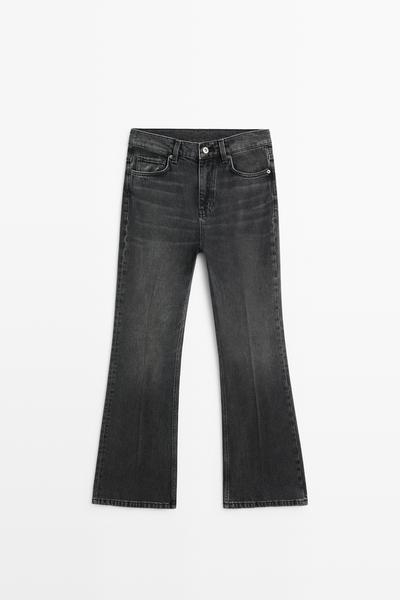 Massimo Dutti Джинсы с расклешённым низом средней посадки купить с доставкой.