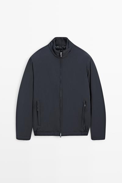 Massimo Dutti Легкая стеганая бомбер-куртка