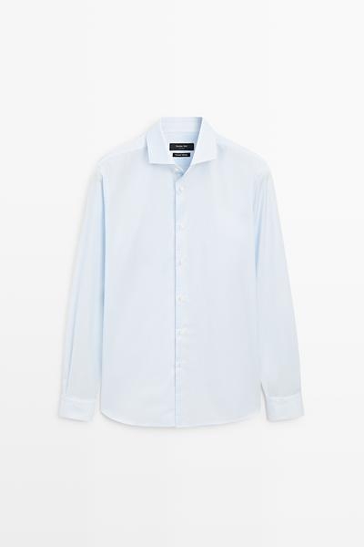 Massimo Dutti Полосатая рубашка из 100% хлопка купить с доставкой.