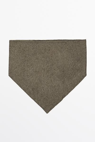 Massimo Dutti Бандана из средней шерсти с кашемиром купить с доставкой.