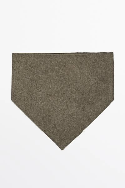 Massimo Dutti Бандана из средней шерсти с кашемиром
